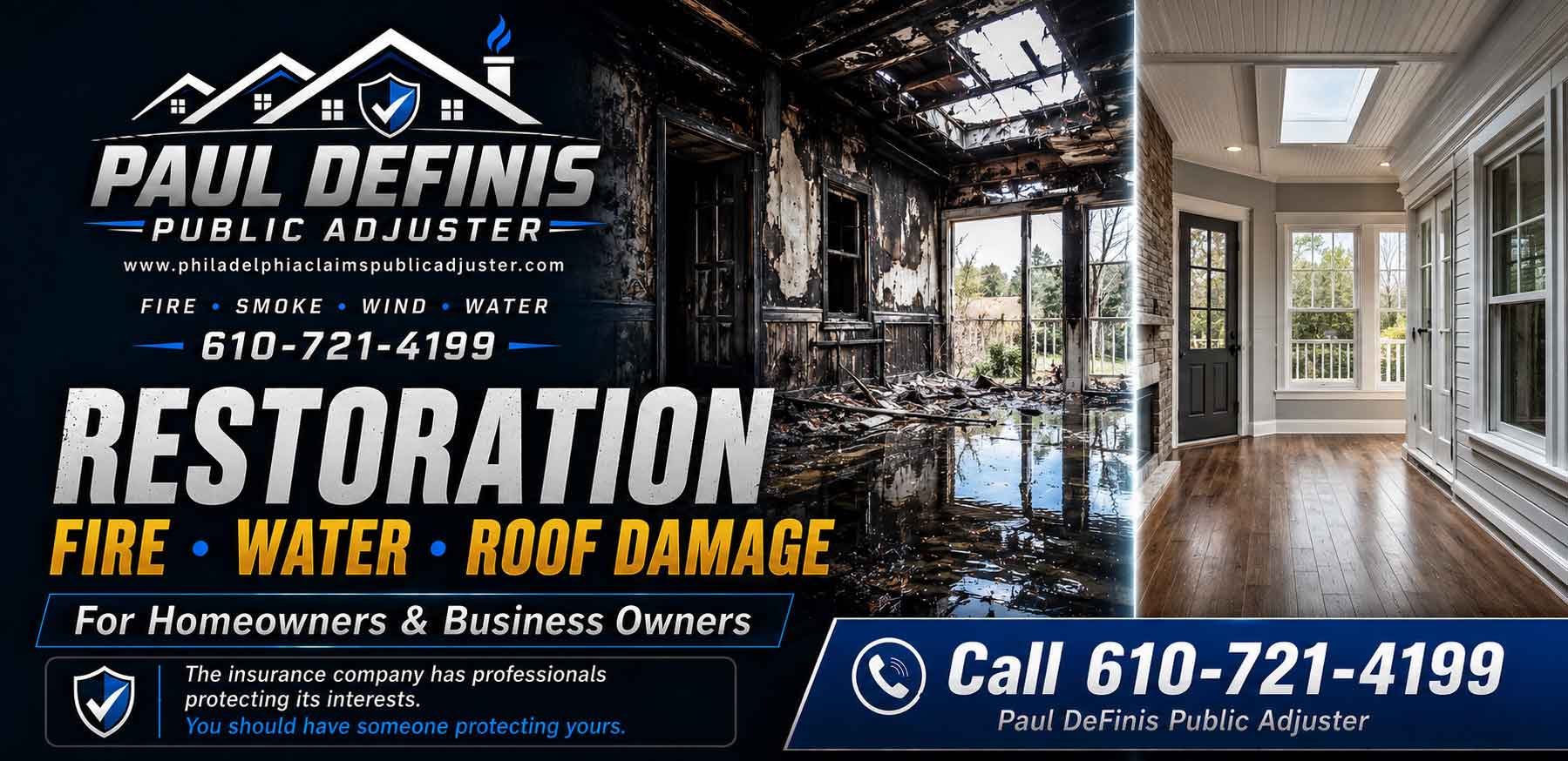 Plumbing Insurance Claims Public Adjuster Northeast Philadelphia 19061 Boothwyn Linwood Marcus Hook Trainer Delaware County Pennsylvania. Paul Definis assists homeowners and businesses with leaking pipe, burst pipe, water damage, flood damage and property insurance claims in Northeast Philadelphia and Delaware County. Call 610-721-4199.