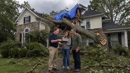Roof Damage Insurance Claim Public Adjuster Levittown 19054 19055 19056 19057 Bucks County Paul Definis
