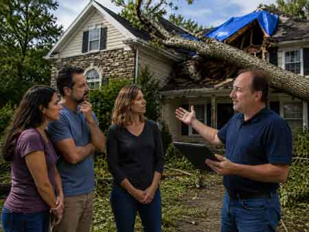 Roof Damage Insurance Claim Public Adjuster Levittown 19054 19055 19056 19057 Bucks County Paul Definis